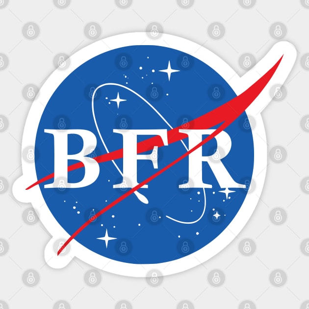 Nasa BFR Logo Sticker by Nerd_art